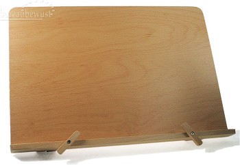 houten lessenaar met bladhouders